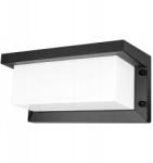 Masterled Kerti fali lámpa, kültéri, homlokzati, 960lm, 4000K, semleges, 120°, fekete, IP54, mozgásérzékelővel, Lagos Masterled (LVTOPR3708)