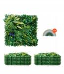 Vevor Ściana Panel Roślina 12Szt 50x50x5CM Fotorealityczny Sztuczna Roślina (PJSRZZWQ12PC0AI)