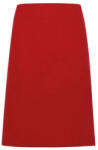 Premier Workwear Premier Calibre pamut vászon derék kötény (PR131-Piros)