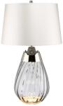 Elstead Lighting Elstead glamour modern asztali lámpa lena small fehér szürke elslenatlssmokeowss (LENA-TL-S-SMOKE-OWSS)