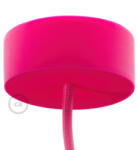 Creative-Cables Creative Cables mennyezeti rózsa Szilikon mennyezeti rózsa készlet KSILICONROSFUC fukszia (KSILICONROSFUC)