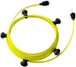 Creative-Cables Creative Cables design lámpa Készre szerelt, 7, 5 m-es Lumet fényfüzér készlet 5 fekete lámpatartóval, CATE27N075CF10 (CATE27N075CF10)