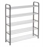 5five Stabil állvány Nyitott Cipőspolc Fém Előszobai Polc 5 polc (160434)