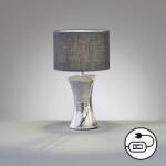 Fischer & Honsel modern asztali lámpa louis ezüst fhl50724 (50724)