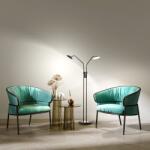 Fischer & Honsel modern állólámpa tallri bézs fekete szürke fhl40487 (40487)