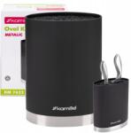 Kamille Késblokk Ovális Fekete Fém Talppal Univerzális Kamille Betét (KM7622)