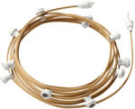 Creative-Cables Creative Cables foglalat Készre szerelt, 12, 5 m-es Lumet fényfüzér készlettel, 10 db fehér CATE27B125CN06 (CATE27B125CN06)