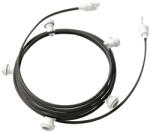 Creative-Cables Creative Cables design lámpa Kész használatra 7, 5 m-es Lumet fényfüzér készlettel, 5 fehér lámpatartóval, CATE27B075CM03 (CATE27B075CM03)