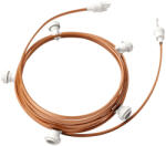 Creative-Cables Creative Cables design lámpa Kész használatra 7, 5 m-es Lumet fényfüzér készlettel, 5 fehér lámpatartóval, CATE27B075CM22 (CATE27B075CM22)