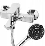 Aqui Kádtöltő Csaptelep Zuhanyzó Fali Zuhany Csaptelep Kádhoz Szett (AQ2001)