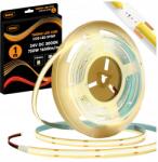 BERGE Led szalag Cob Neon 24V 1m 528 dióda 15W 1650lm 3000K Fehér Meleg 10mm Erős (Taśma LED COB Neon 24V 1m 528 diod 15W 1650lm)