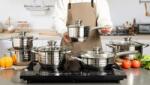 Happy Cooking Edénykészlet 12 részes üveg fedővel Happy Cooking RS-1277