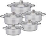Happy Cooking Edénykészlet 10 részes üveg fedővel Happy Cooking RS-1227