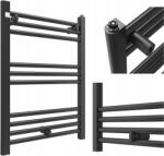 Granitan Fürdőszobai Radiátor 50/70 cm Fekete Létra Radiátor Modern Puerto (PUERTO18951)