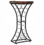 Vevor Bortartó állvány 43x29x89, 5CM 15 palackhoz Pohártartóval (LSJJHSTM14P)