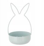 Altom Design Dekorációs patera fém húsvéti nyuszi menta 21 cm (1704001250)