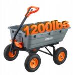 VEVOR Plastikowy Wózek Wywrotkowy O Udźwigu 1200 Funtów Z Funkcją Przechylania (SLZXTC12)