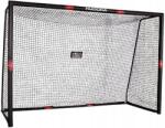 Hudora PRO TECT focikapu, 180×120×60cm, acél váz, habszivacs, fekete (Bramka Piłkarska Treningowa Duża)