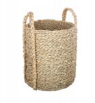 Atmosphera Tengerifű Kosár Univerzális Bézs Boho Stílus Átm. 22CM Fedél (157047)