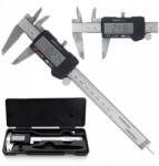 Kraft&Dele Elektronikus Digitális Tolómérő KD10299 150mm Fém Inox Tokban Bőrönd (KD10299)