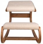 Vevor Ergonomikus szék helyes testtartás korrekció otthonra és irodába fehér tölgy (DNGDBXM)