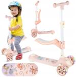 MalPlay Háromkerekű Roller Gyerekeknek Egyensúlyozó Lovas Led Kerék Üléssel (112334)