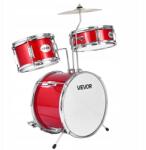Vevor 3 részes dobszett basszusdobbal 35, 6CM Piros (SJTJZGH)