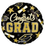 Prima Ballagási lufi 18" 45cm Congrats grad (LUFI140108)
