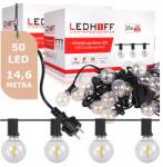 Ledhoff Kerti Fényfüzér 14, 6m Izzók 50 Led Kültéri Kerti Lámpák (2X GL-B0725-F)