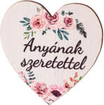 Valex Decor 5db. "Anyának szerettel" feliratos dekor szív tábla 5cm (GV03-60)
