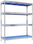 AR Shelving Alumínium gasztro polc 180x148x50cm, 4db műanyag polclap