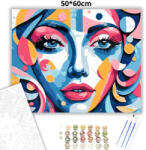  Vibráló tekintet - számfestő készlet - 50×60 cm (Keret nélkül)