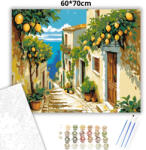  Tengerre néző sikátor - számfestő készlet - 60×70 cm (Keret nélkül)