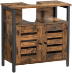 VASAGLE Fürdőszoba szekrény, mosdószekrény 60 x 30 x 60 cm, rusztikus barna