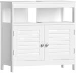 VASAGLE Mosogató alatti szekrény 60 x 30 x 60 cm, fehér