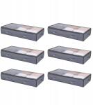 Vevor Ágyneműtartó 6db 99, 6x50x18CM 90L lenvászon Sok Takaró Párna (CDCWFBWFBWL3F65TO)