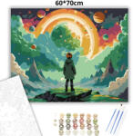  Álomvilág - számfestő készlet - 60×70 cm (Keretre feszítve)