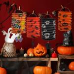  Lampion Dekoráció Halloween Dekoráció 30 CM papír 29 cm (DEKORACJE NA HALLOWEEN OZDOBY 30 CM)