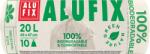 Alufix Saci menajeri biodegradabili 20 L cu snur 10 buc/rola albi (ALUMS2010G)