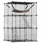 Vevor Macskaketrec 71, 1x71, 1x104, 1CM 3 szintes, nagy függőággyal (PJSMBSL28W)