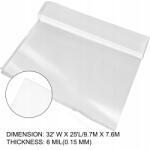 VEVOR Üvegház fólia, Üvegház polietilén fólia 9, 75 x 7, 62 méter Üvegház műanyag (PEWSM3225FT000001V0)