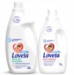 Lovela Hipoallergén Folyadék ruhák öblítéséhez 2L Lovela Folteltávolító 1L