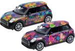 Goki Masinuta Mini Cooper Hatch, die-cast, pull-back, scara 1: 34-39, 12 cm (GOKI12399)