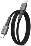 Tech-Protect Ultraboost Dna Magtwist Type-C kábel Pd 100w / 5a 100cm Vas Szürke