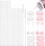 STANLEY Pohár Kiegészítők Stanley Szilikon Szívószál Fedél Kupakok 26DB-OS Szett (Akcesoria do Kubka Pokrywki Słomki Zestaw 26)