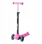 VEVOR 3 kerekű roller világító kerekekkel és állítható magasságú rózsaszín (JTHBC3L5INCH)