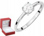 ZŁOCISTO Fehér Arany Gyűrű Laboratóriumi Gyémánt Eljegyzési Gyűrű 585 (DLA DZIEWCZYNY NARZECZONEJ) - allegro - 245 160 Ft