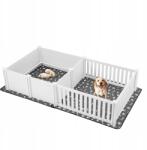 Vevor Kutyaellő láda, 2 szobás kialakítás, extra nagytestű kutyáknak, 237 x 123 x 46 cm (GYZXZHZHSLCDU0)