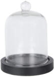 Clayre & Eef Platou decorativ lemn cupola sticla 10x14 cm (6GL4038deco) Tava
