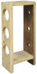 AdTrend Suport 3 sticle vin lemn maro 20 x 12 x 45 cm (109681) Suport sticla vin